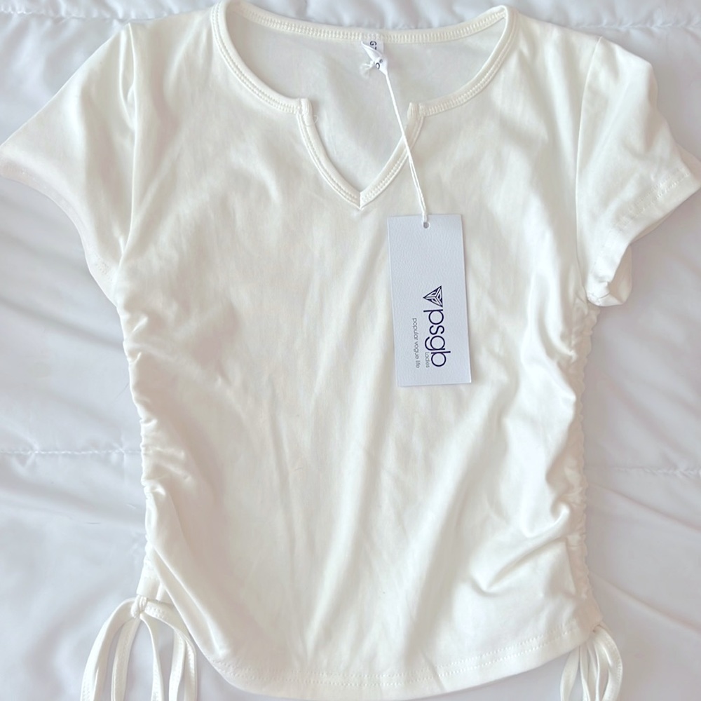 White PSGB Crop White Top